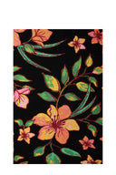 חולצה במידות גדולות עם צווארון עגול הדפסה שרוולים עם פרנזים E26414