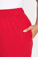 מכנסי ג'וגר במידות גדולות פרטי גומי בשוליים ובמותן עם כיסים 303211