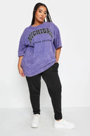 מכנסי ג׳וגר במידות גדולות גומי במותן גומי בשולי הקרסול קרסול צר 302754