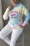 קפוצ׳ון במידות גדולות דק דוגמת באטיק עם הדפס שרוול ארוך 303144