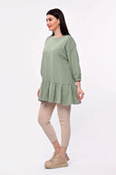 חולצה במידות גדולות מכפלת פרנזים פרטי פרנזים חצי שרוול 171915