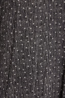 חולצה במידה גדולה עם כתפיים פתוחות ודוגמת נקודות חצי שרוול 300404