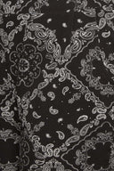 מכנס במידות גדולות מכפלת צרה עם הדפס עם כיסים גזרת גזר 143292