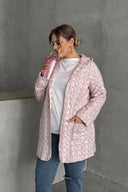 קרדיגן במידות גדולות שרוול ארוך קפוצ׳ון עם כיסים פתוח 301794