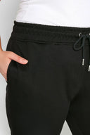 מכנסי ג׳וגר במידות גדולות גומי במותן גומי בשולי הקרסול קרסול צר דוגמת גרפיקה 303013