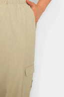 מכנס במידות גדולות גומי בקרסול פרטי כיס קארגו 302033