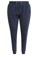 מכנסי ג׳וגר במידות גדולות גומי במותן גומי בשולי הקרסול קרסול צר 302753