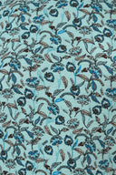 טישירט במידות גדולות שרוול קצר צווארון עגול רחב דוגמת סגנון קרמיקה 304190