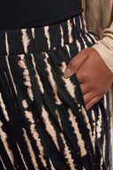 מכנסיים במידות גדולות גומי בשוליים לייקרה בד גמיש 145047