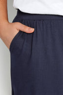 שורט במידות גדולות גזרה רחבה גומי במותן שתי כיסים קדמיים 144216