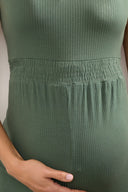 אוברול  ארוך  במידות גדולות מבד במרקם פרטי גב מכפלת 198140