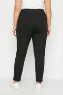 מכנסיים צמודים במידות גדולות גומי במותן לייקרה קרסול צר 103369