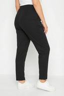 מכנסיים צמודים במידות גדולות גומי במותן לייקרה קרסול צר 103369