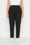 מכנסיים צמודים במידות גדולות גומי במותן לייקרה קרסול צר 103369