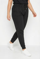 מכנסי טרנינג במידות גדולות גומי במותן עם שרוך עם כיסים גומי בשוליים 126107