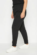 מכנסי טרנינג במידות גדולות גומי במותן עם שרוך עם כיסים גומי בשוליים 126107