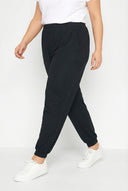 מכנסיים במידות גדולות גומי בשוליים ובמותן עם כיסים דק 143299