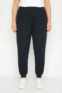 מכנסיים במידות גדולות גומי בשוליים ובמותן עם כיסים דק 143299