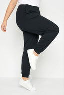 מכנסיים במידות גדולות גומי בשוליים ובמותן עם כיסים דק 143299