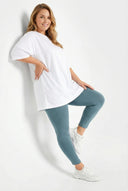 טייץ במידות גדולות צמוד לייקרה סטרץ׳ 143596