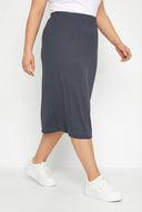 חצאית במידות גדולות מידי גומי במותן גזרה נוחה 160301