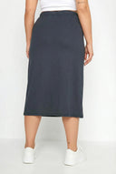 חצאית במידות גדולות מידי גומי במותן גזרה נוחה 160301