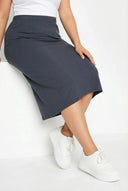 חצאית במידות גדולות מידי גומי במותן גזרה נוחה 160301