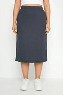 חצאית במידות גדולות מידי גומי במותן גזרה נוחה 160301