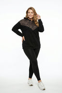 קפוצ׳ון במידות גדולות שרוול ארוך פרטי קפיטונז׳ 300319