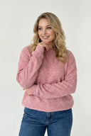 קפוצ׳ון במידות גדולות שרוול ארוך עם כיסים בצדדים סריגה דקה 300373