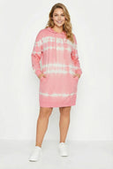 קפוצ׳ון במידות גדולות ארוך דוגמת באטיק עם כיסים 302208