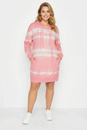 קפוצ׳ון במידות גדולות ארוך דוגמת באטיק עם כיסים 302208