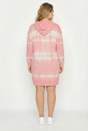 קפוצ׳ון במידות גדולות ארוך דוגמת באטיק עם כיסים 302208