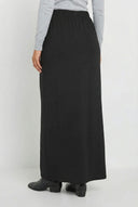 חצאית במידות גדולות גזרה ישרה ללא כיסים מותן אלסטית גזרה גמישה חצאית מקסי 351002