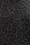 שמלה במידות גדולות שרוול ארוך דוגמת נמר מעל הברך 285058