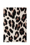 חולצה במידות גדולות עם צווארון עגול הדפסה שרוולים עם פרנזים E26414