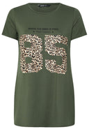 Büyük Beden Bisiklet Yaka Kısa Kollu Baskılı T-shirt 304172 T-shirt Vervegrand