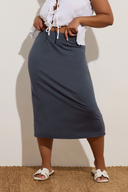 חצאית במידות גדולות מידי גומי במותן גזרה נוחה 160301