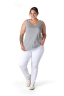 גופייה במידות גדולות בלי שרוולים