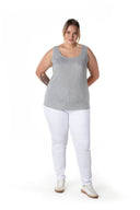 גופייה במידות גדולות בלי שרוולים