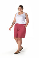 שורט במידות גדולות עם כיסים גומי במותן 216186